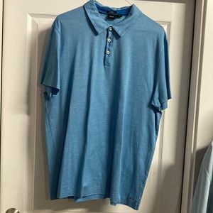 Blue Hugo Boss Blue Striped Slim Fit Mercerised Polo, XXL